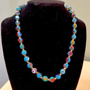 N36. Cloisonné necklace.